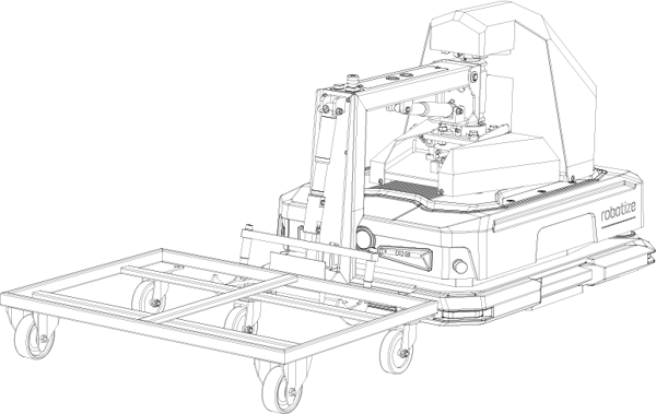 GoPal P35 w. Hook+Cart - outline