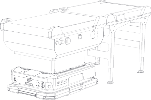 GoPal P35 w. Conveyor - outline